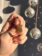 E Scroll Charm