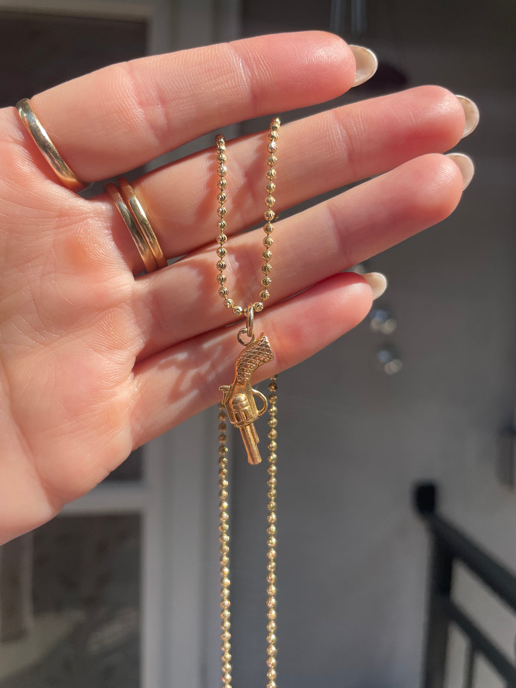 Vintage Pistol Charm