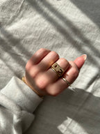DF Letter Ring