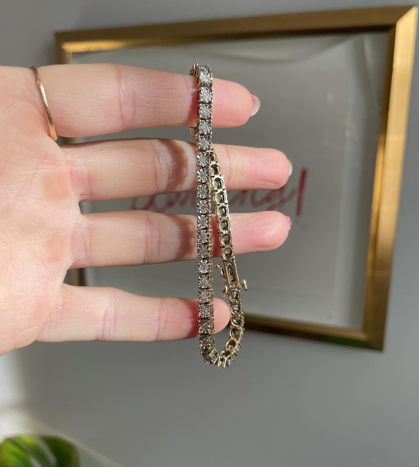Vintage Diamond Tennis Bracelet