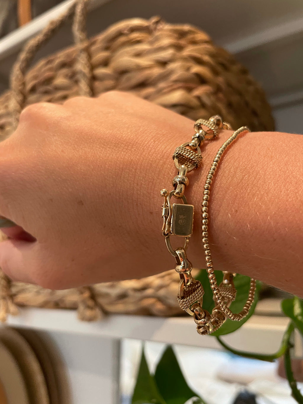 7.5” Vintage solid bracelet