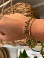 7.5” Vintage solid bracelet