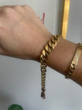 Graduated Curb Bracelet