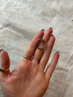 White Gold Donut Diamond Band