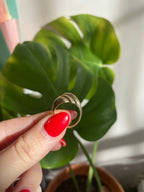 Vintage Puffy Croissant Ring