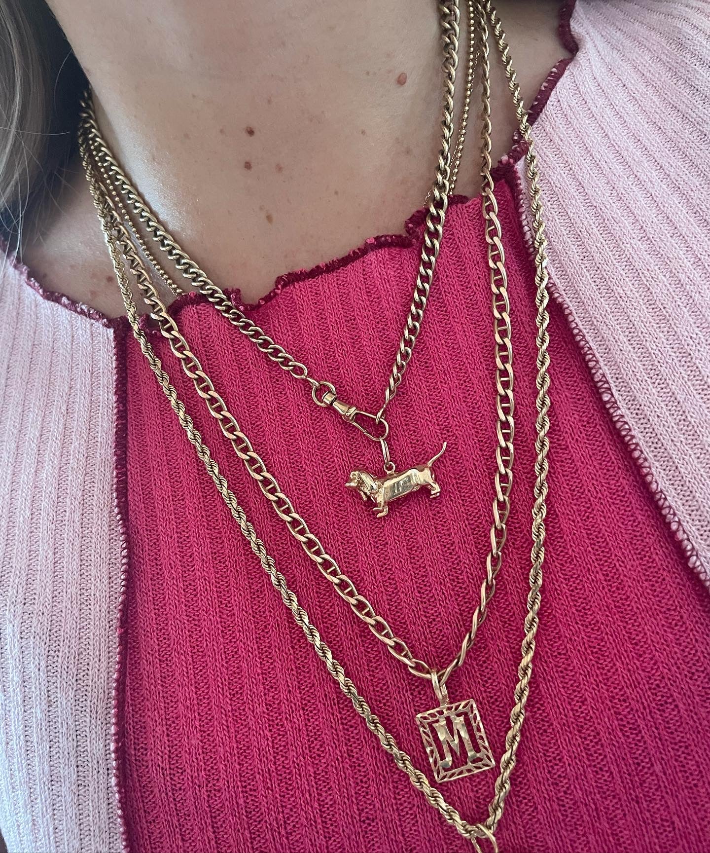 Antique Curb Watch Chain