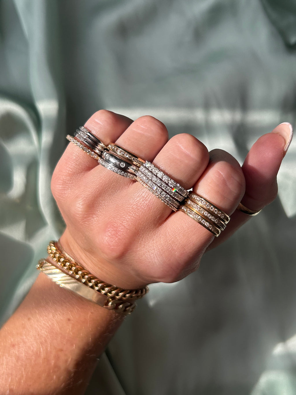 Dainty Diamond Stacker