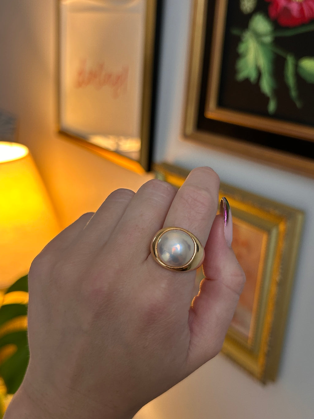 Pearl Planet Ring