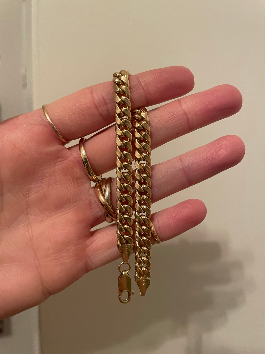 Vintage Puffy Curb Bracelet