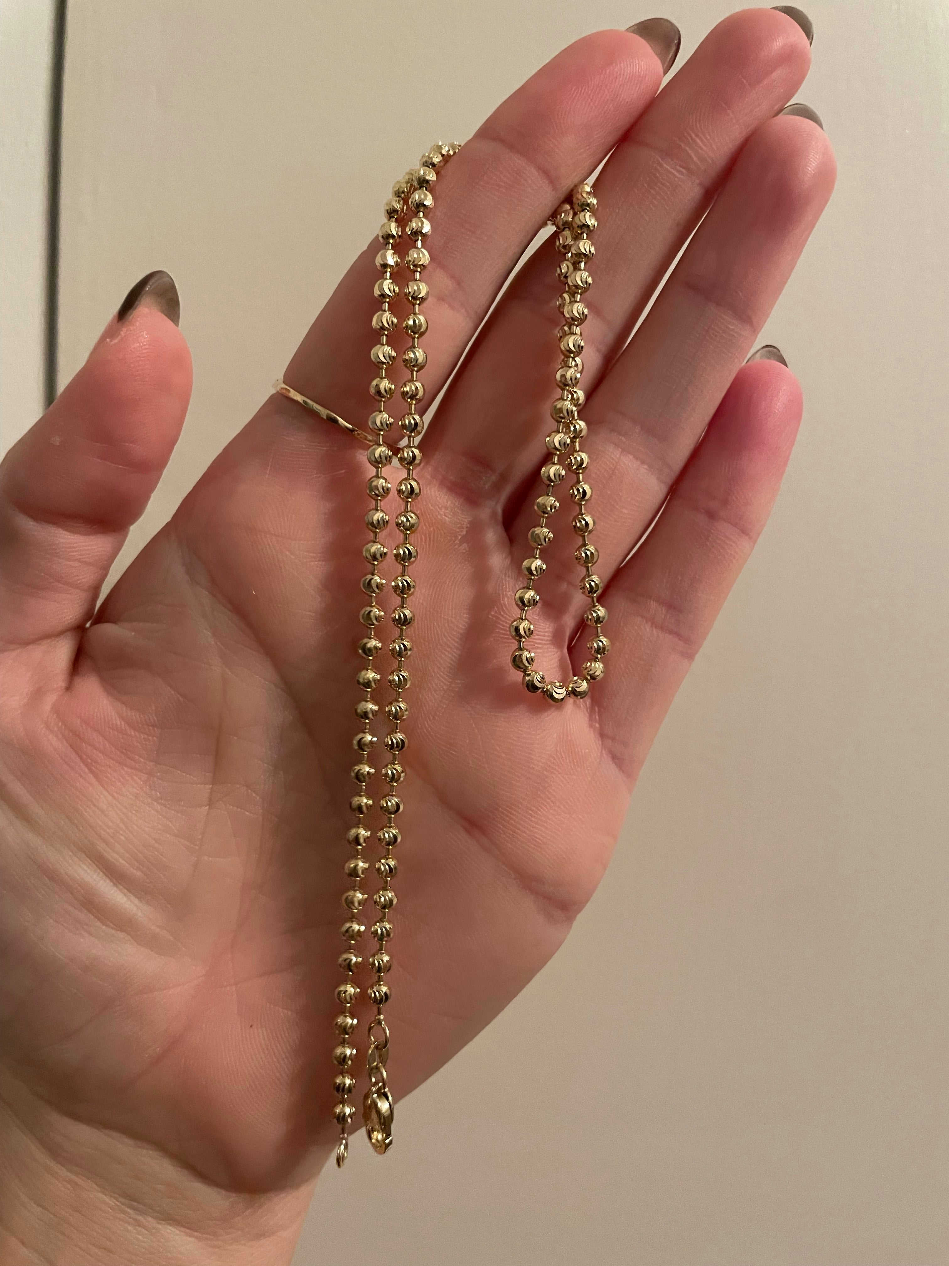 Diamond Cut Ball Chain
