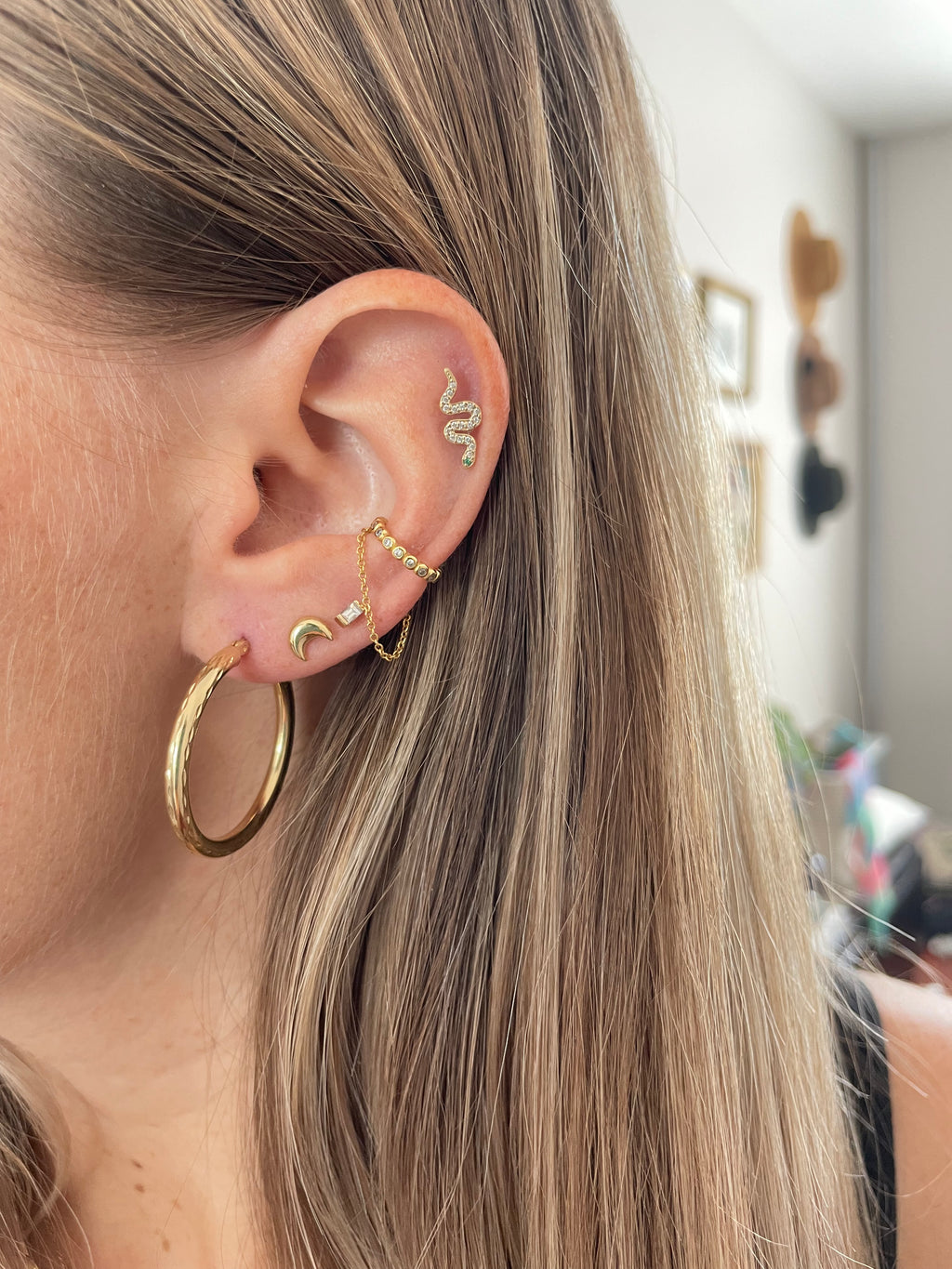 Hammered Hoops