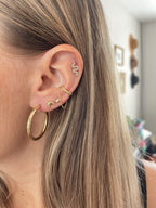 Hammered Hoops