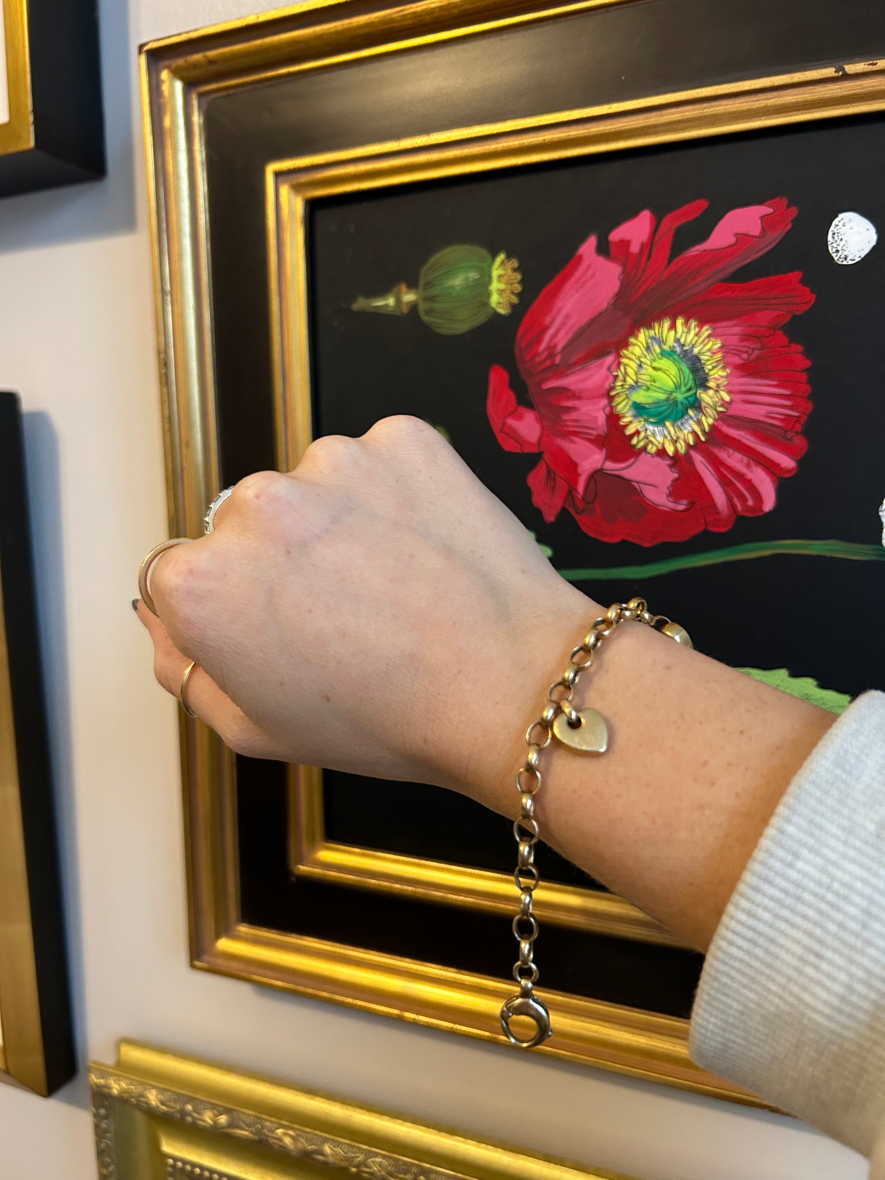 Heart Charm Bracelet