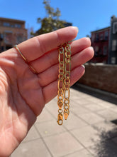 Load image into Gallery viewer, Figaro chain bracelet

