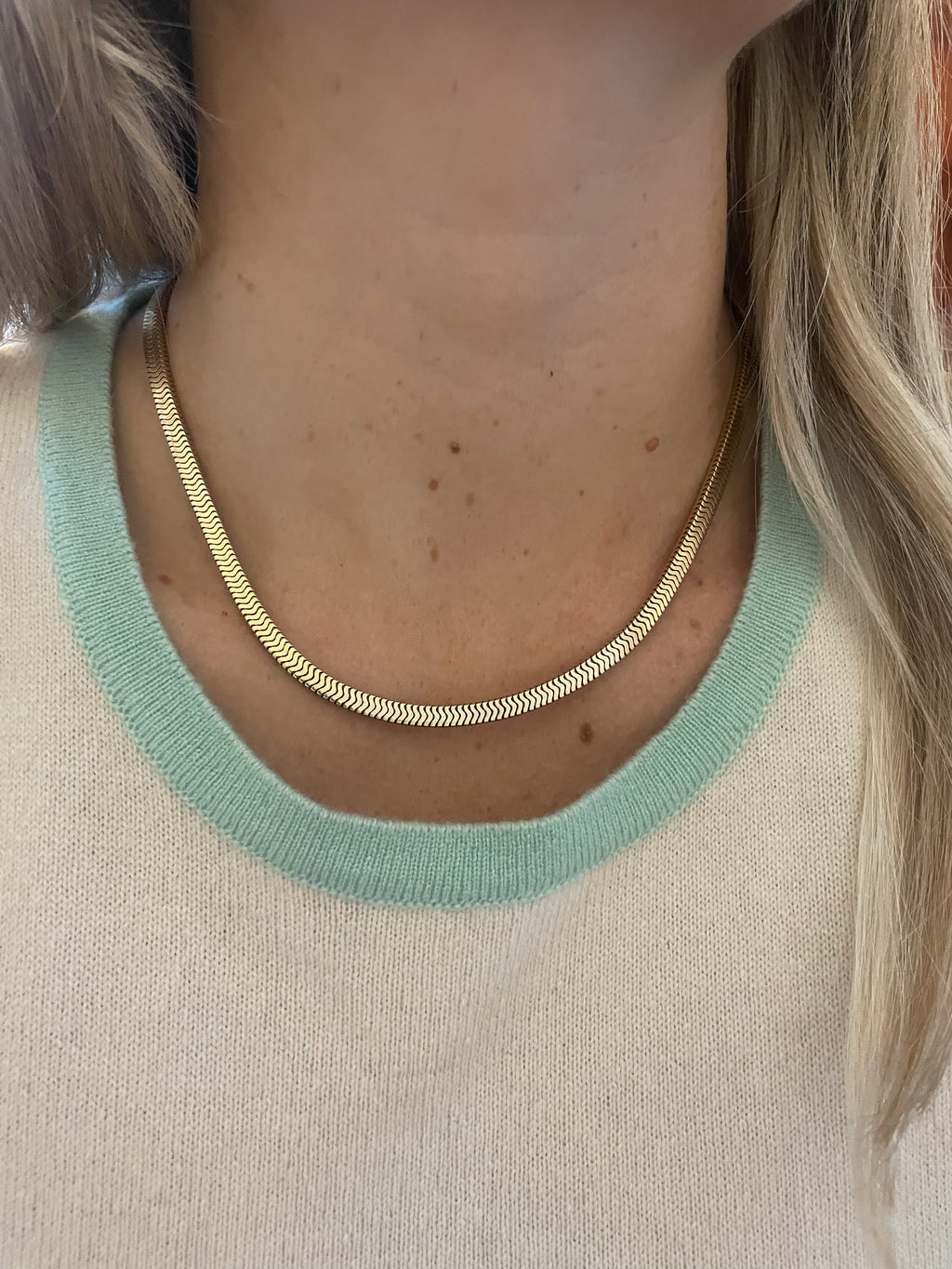 Vintage Square Snake Chain