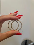 Large Vintage Hoops
