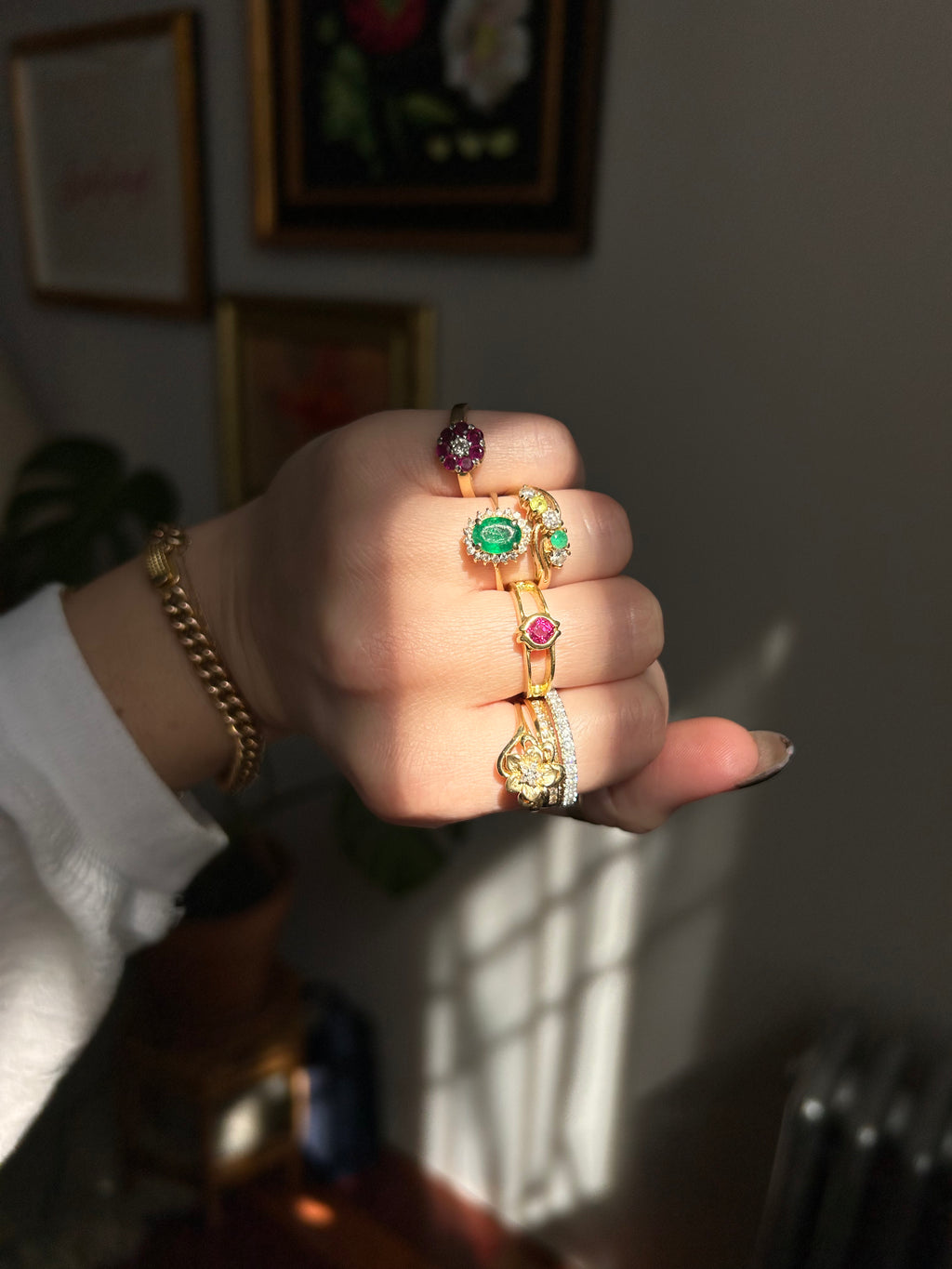 Emerald Diamond Ring
