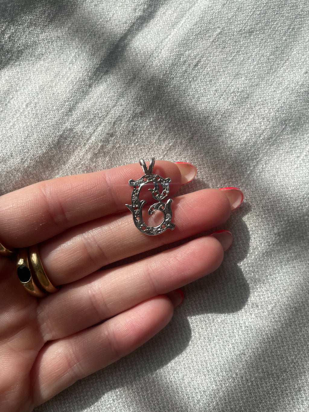 Diamond C Charm