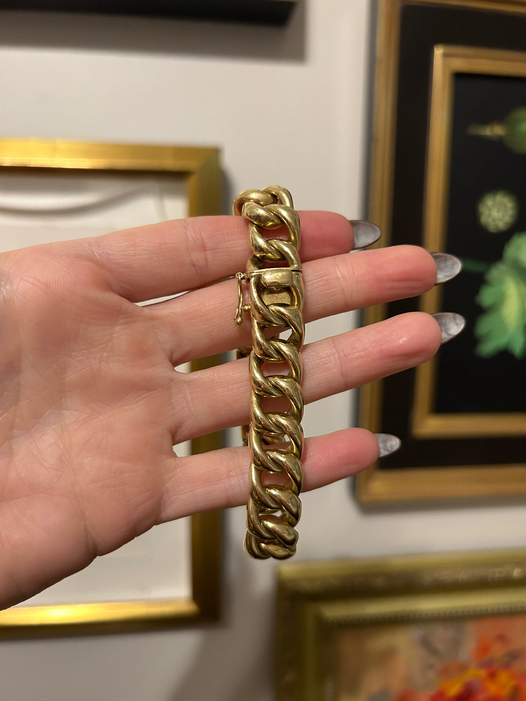 Vintage Solid Curb Bracelet