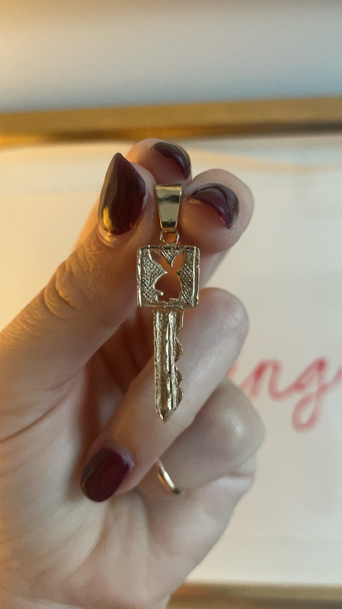 Vintage Michael Anthony Playboy Bunny Key Charm
