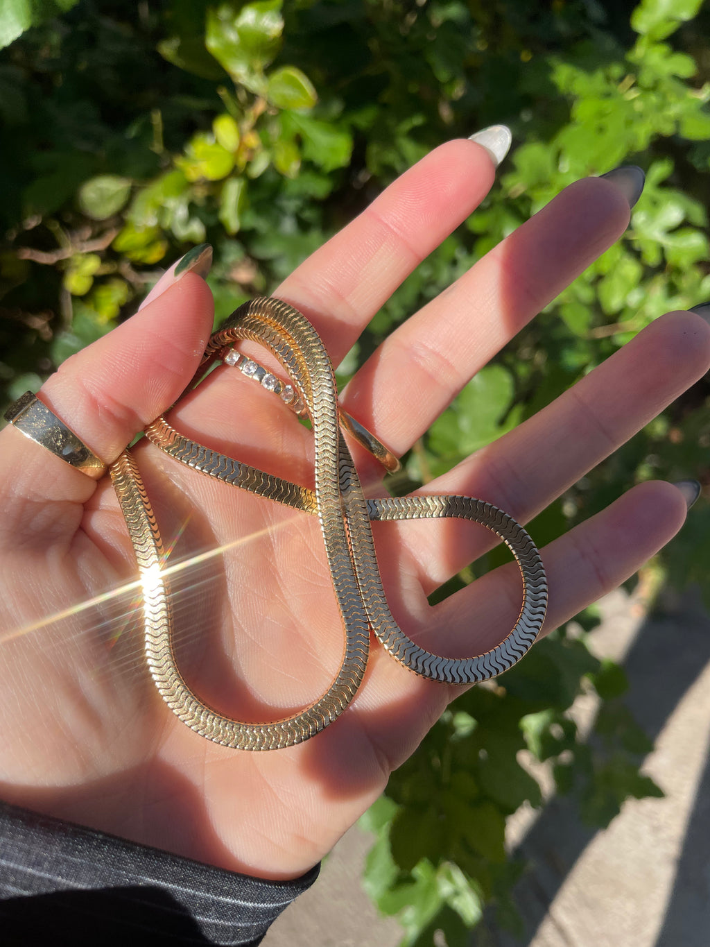 Vintage Square Snake Chain