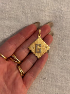 Diamond G Charm
