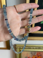 Fluorite Lavender Necklace