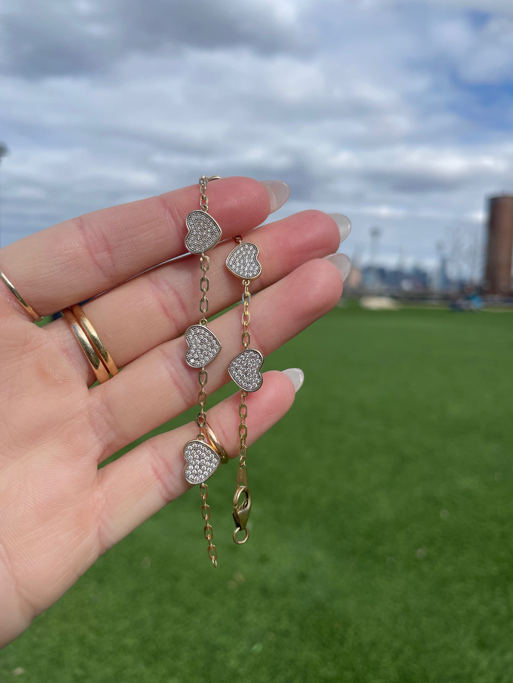 Diamond Heart Bracelet