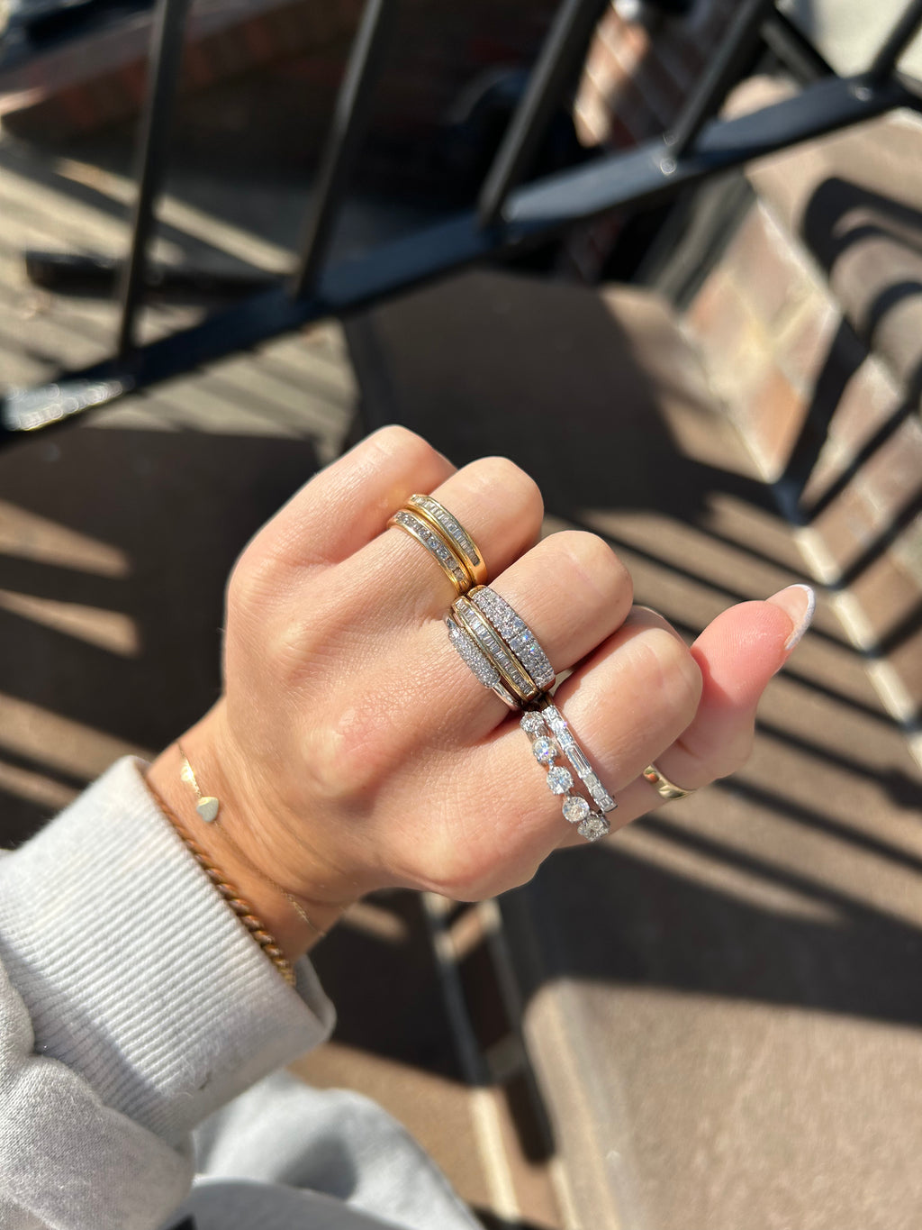 Diamond Baguette Band