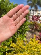 Dainty paperclip chain