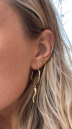 Vintage italian horn charm