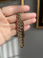 CZ Chunky Curb Bracelet