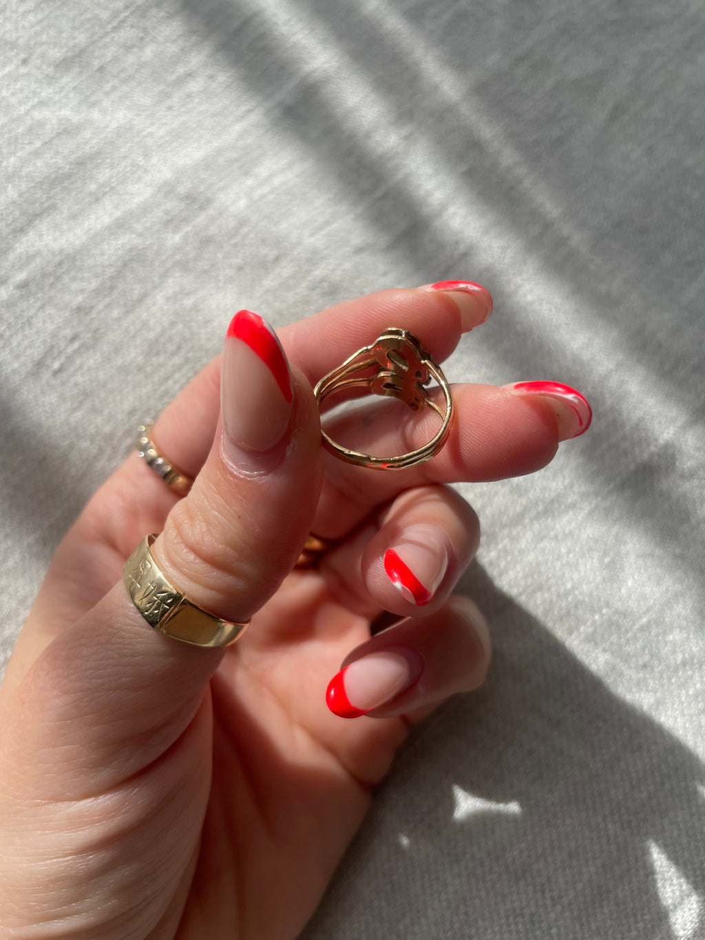 Diamond G Ring