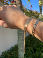 Vintage ID Curb Bracelet