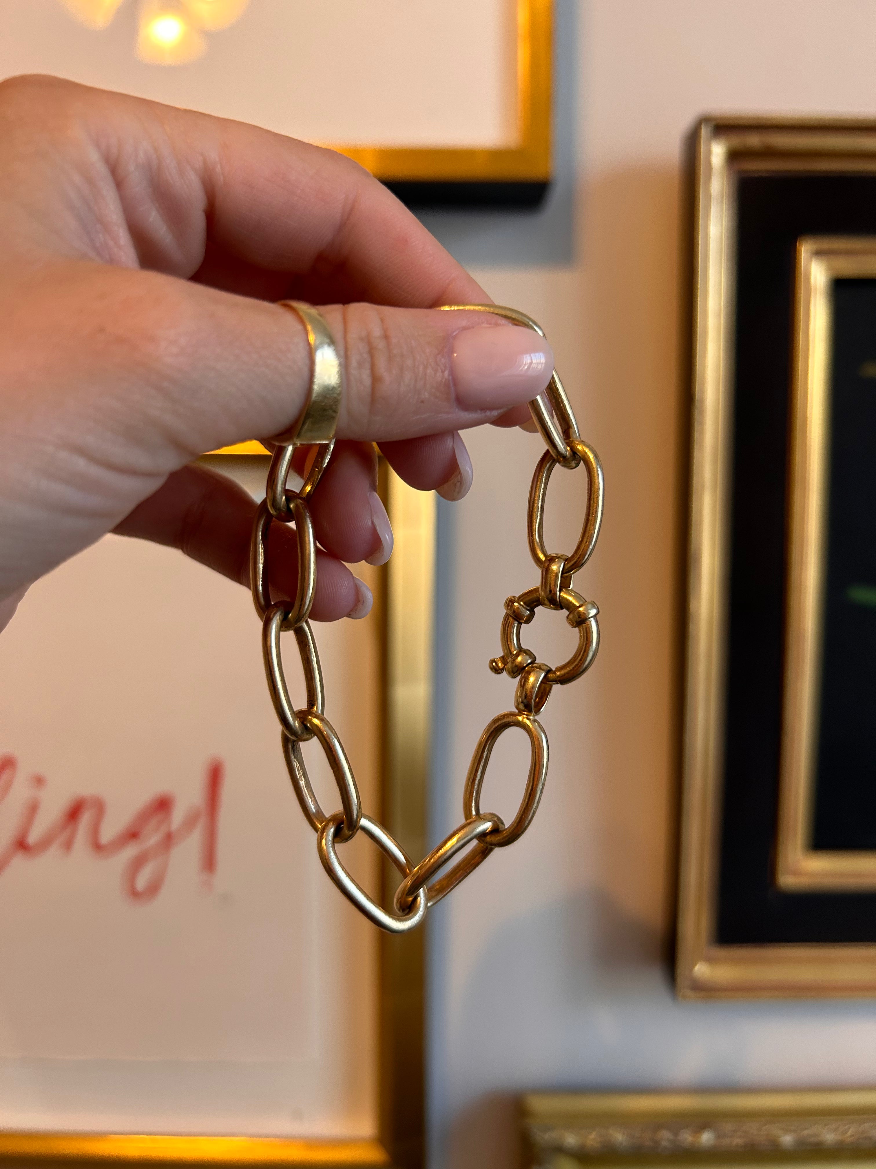 Solid Paperclip Bracelet