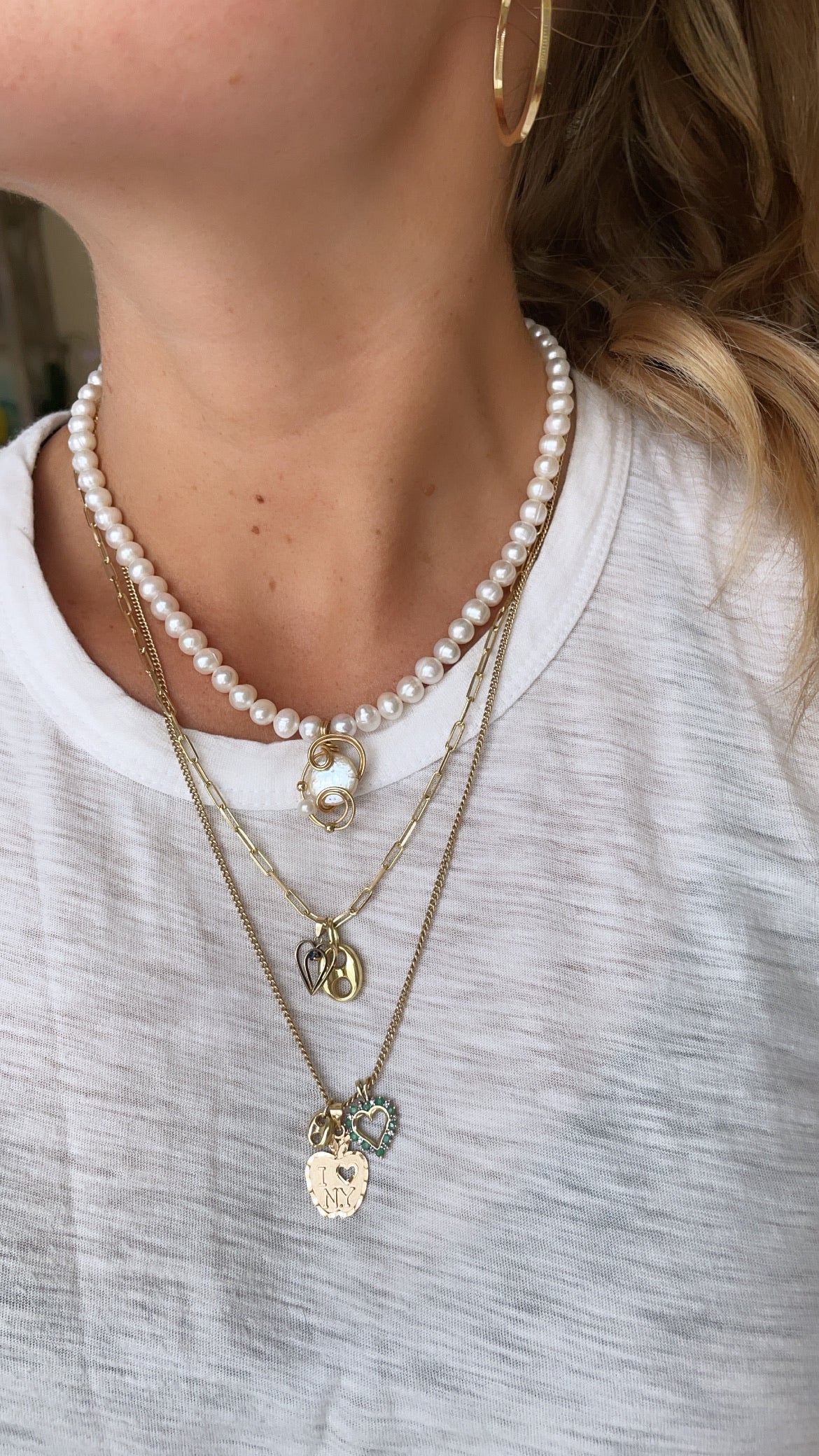 Chunky paperclip chain