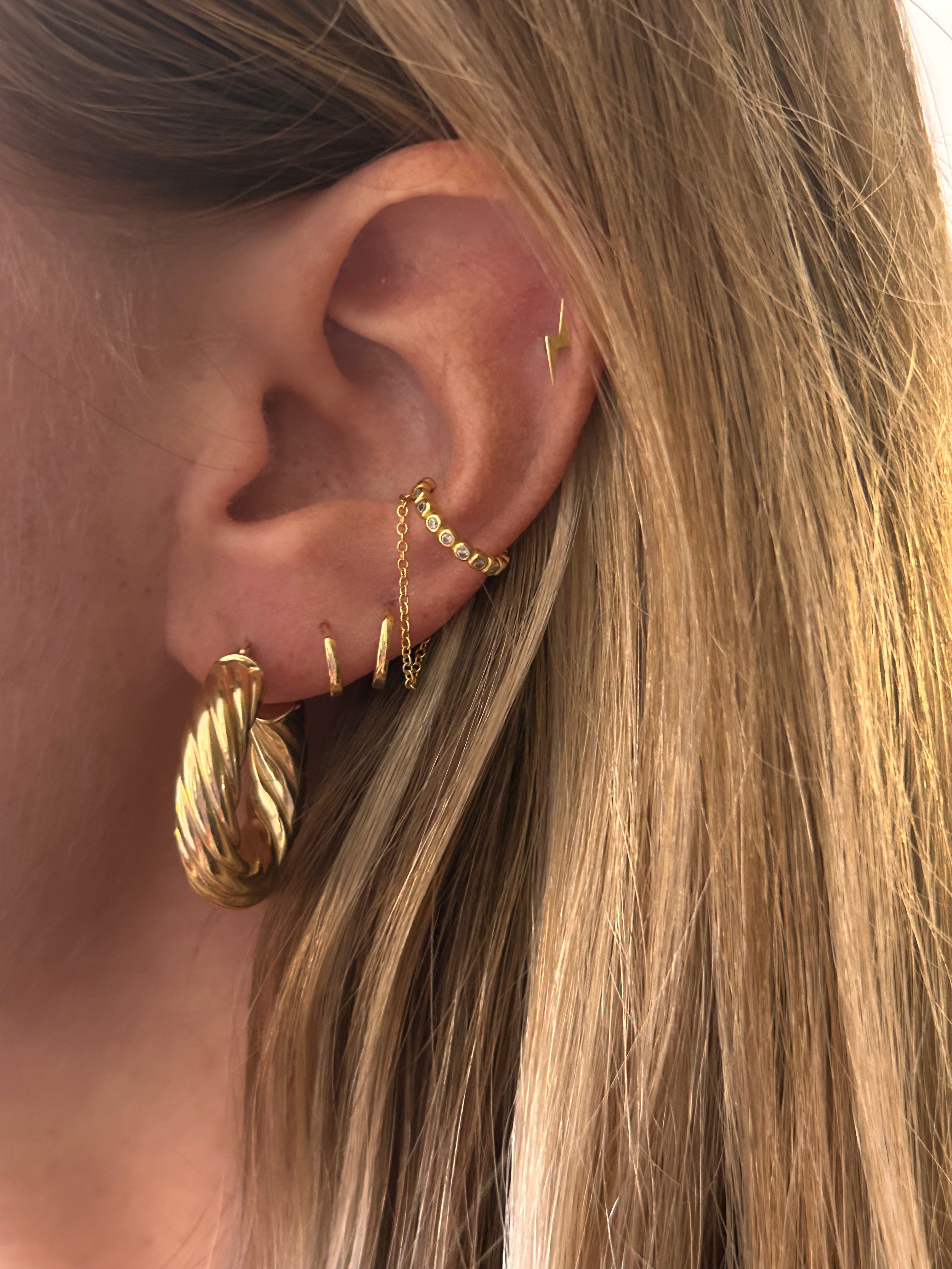 Chubby Croissant Hoops