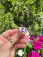 Amethyst UFO Ring