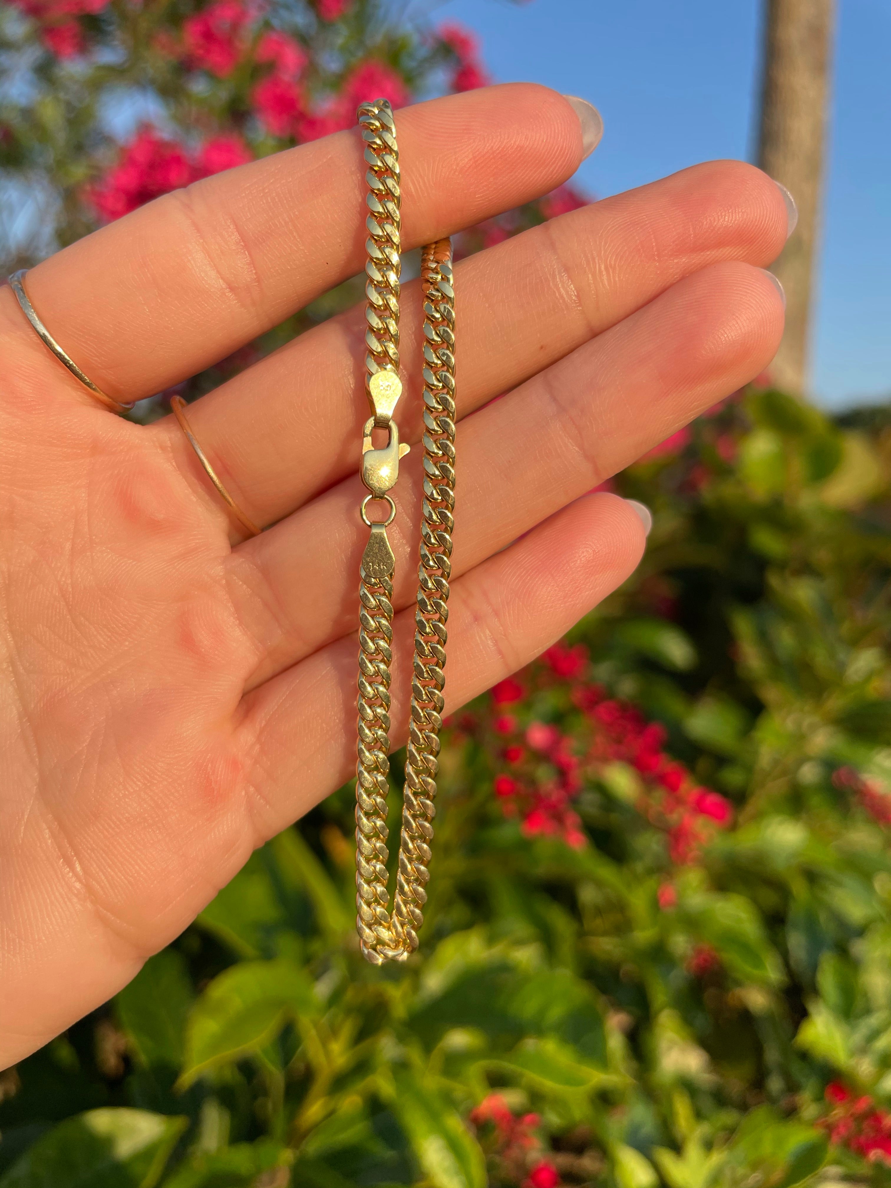Miami curb chain bracelet