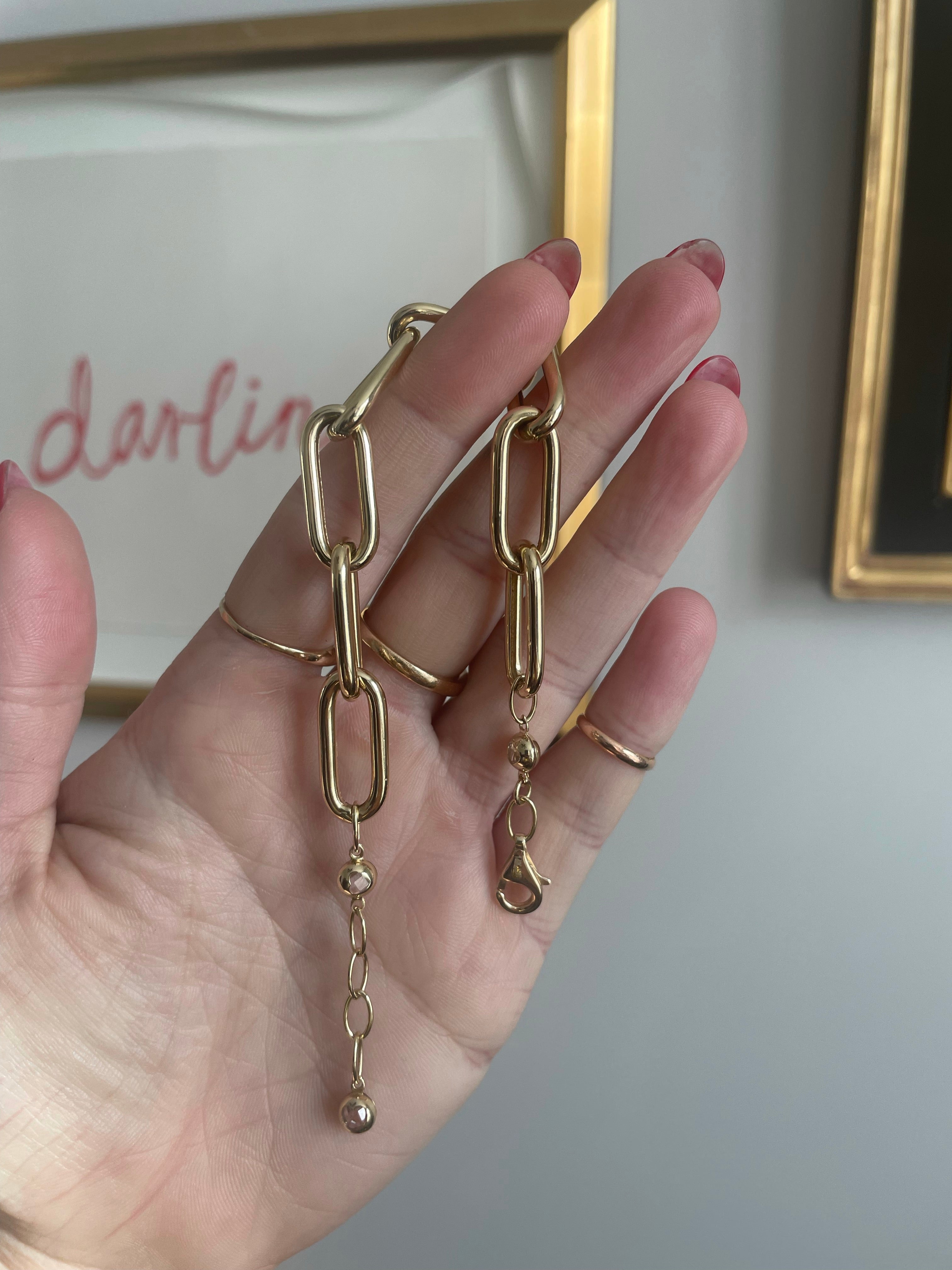 Chunky Paperclip Bracelet