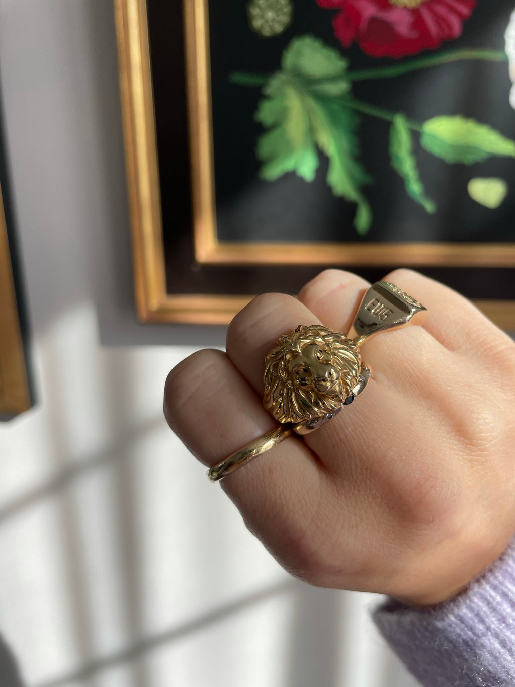 Vintage Lion Ring