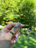 Emerald Snake Ring