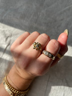Diamond Flower Ring