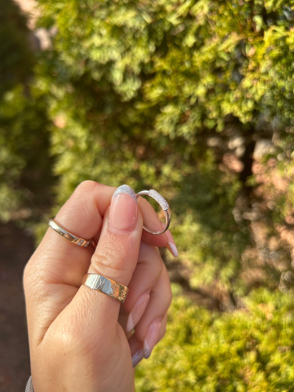 White Gold Diamond Band