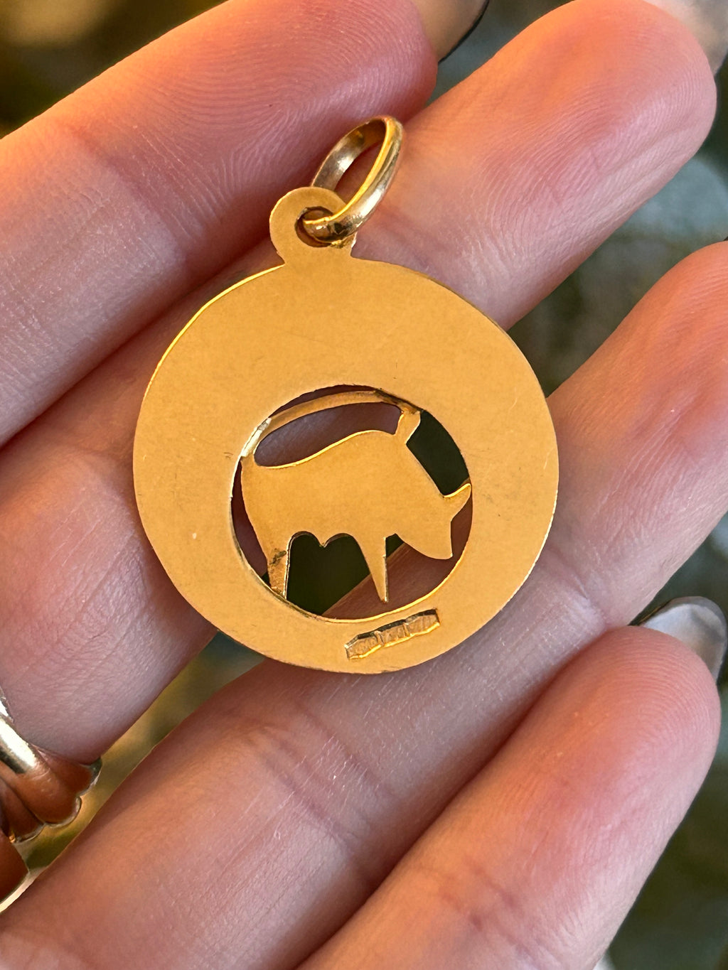 Fluted Taurus Pendant