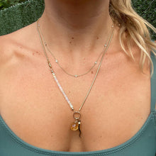 Load image into Gallery viewer, 16-18” bezel diamond necklace
