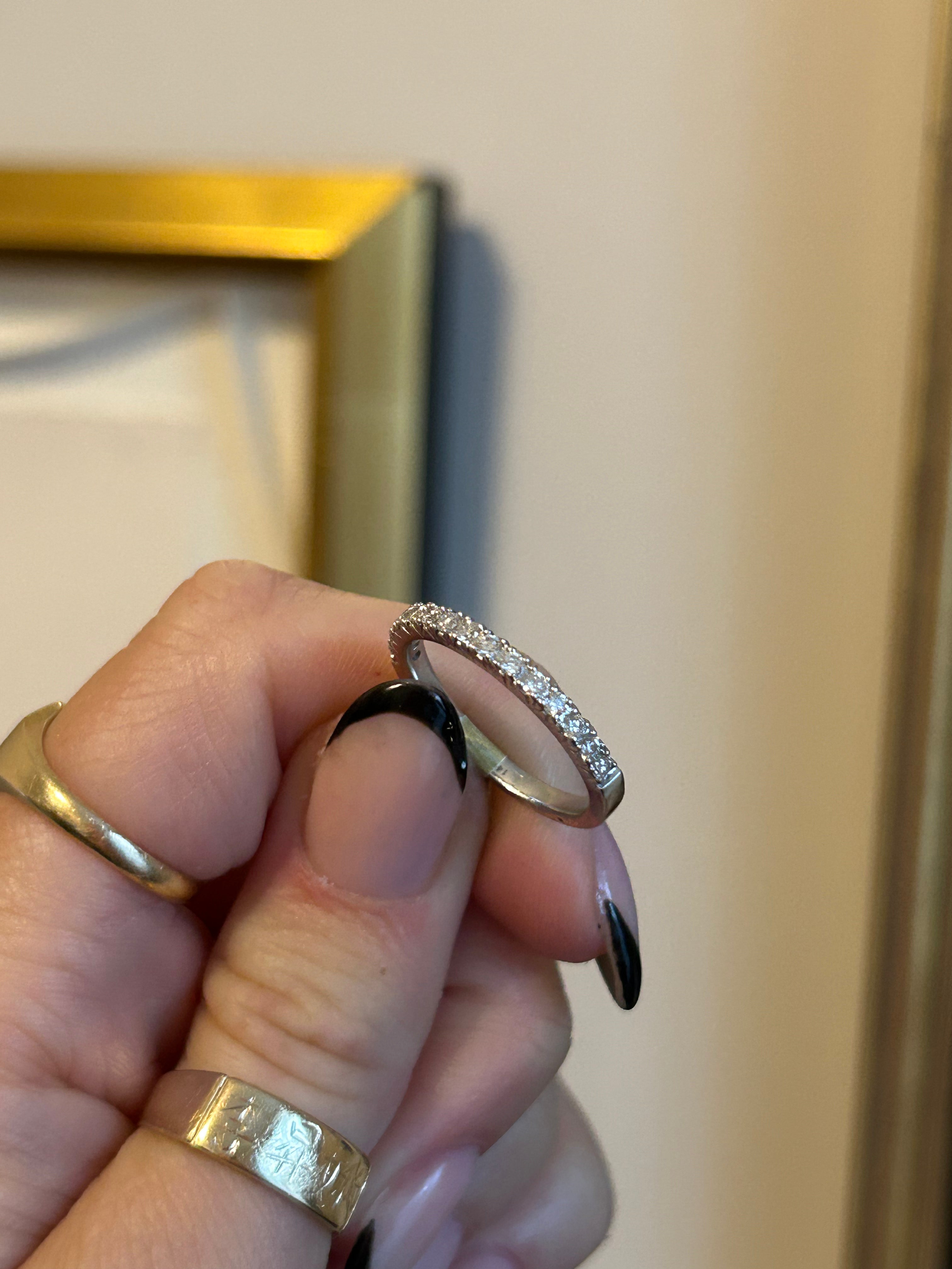 Half Eternity Diamond Band
