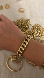 Vintage Solid Curb Bracelet