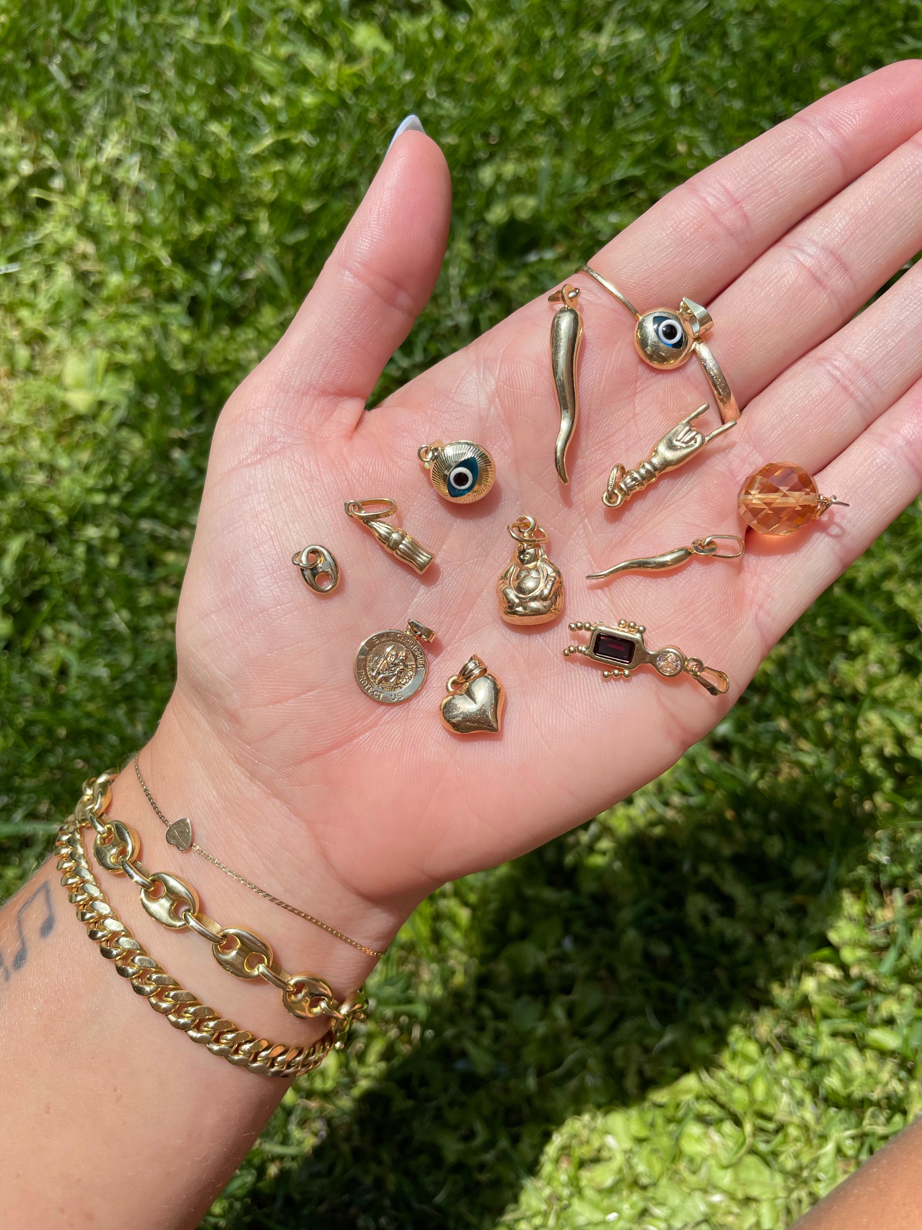 Vintage Italian cornicello charm