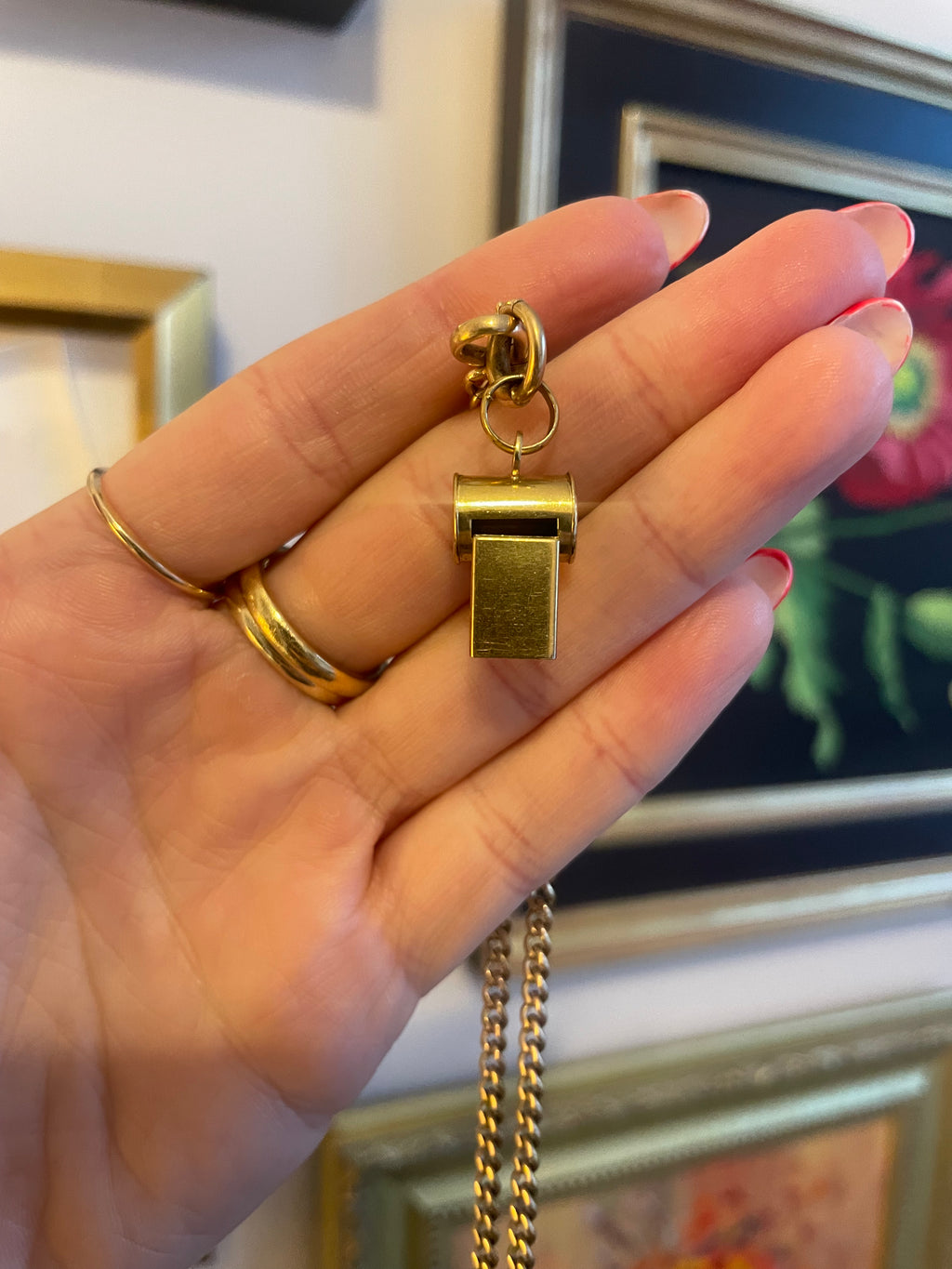 Working Whistle Charm